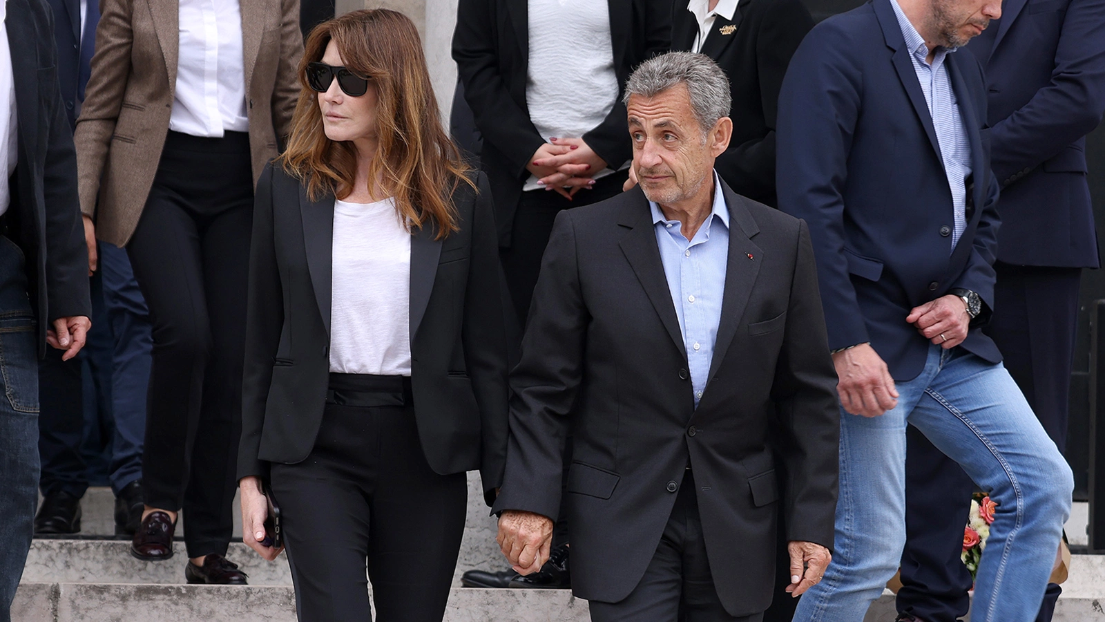 <p>Карла Бруни и Николя Саркози</p>