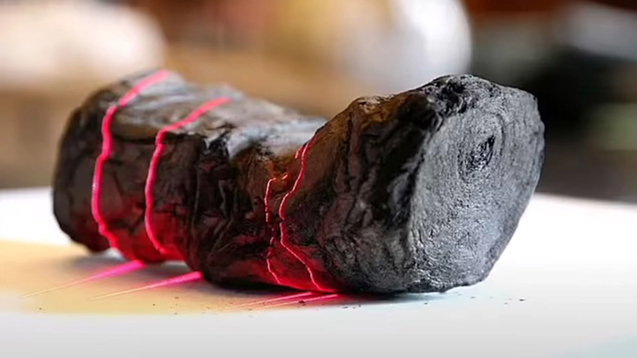 <p>The Herculaneum manuscripts were carbonised by the intense heat following the eruption of Mt Vesuvius, leaving them perfectly preserved but too fragile to unroll</p>