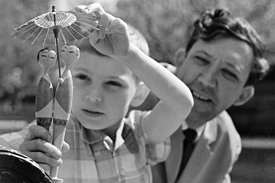 Юрий Никулин с сыном Максимом