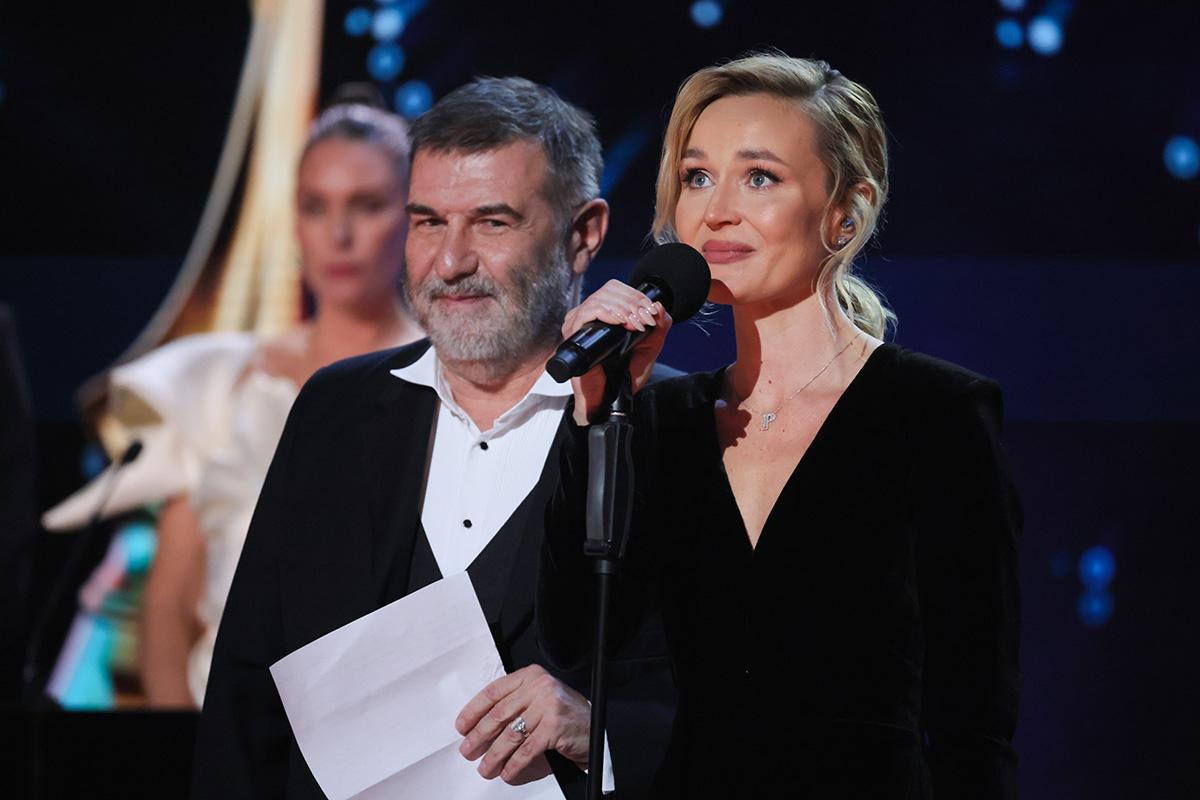 Евгений Гришковец и Полина Гагарина