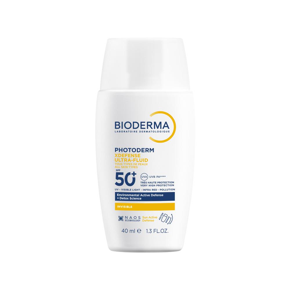 Солнцезащитный флюид для всех типов кожи Photoderm Xdefense SPF 50+, Bioderma, 2350 руб. (naos.ru)