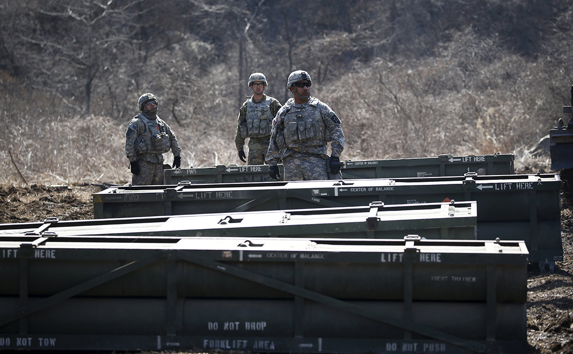 Военнослужащие США в Южной Корее. Март 2016 года


