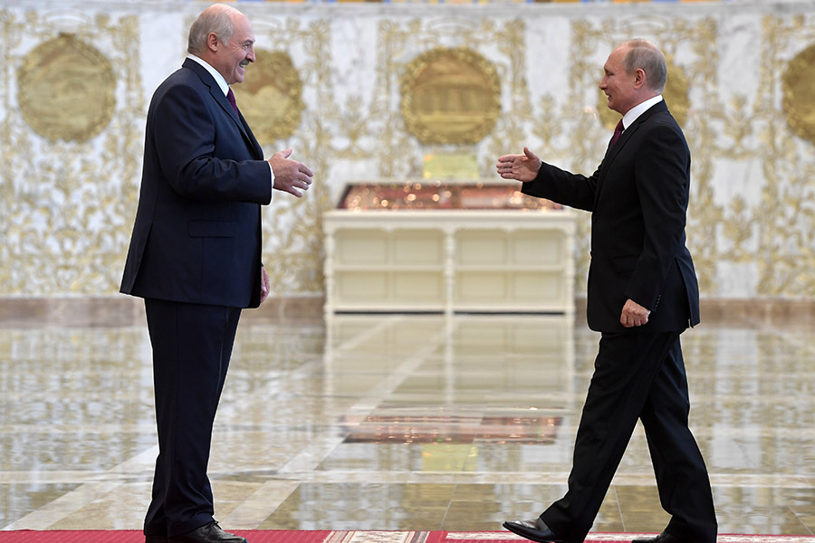 Владимир Путин и&nbsp;Александр Лукашенко
