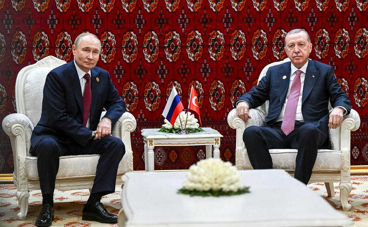 Владимир Путин и Реджеп Тайип Эрдоган