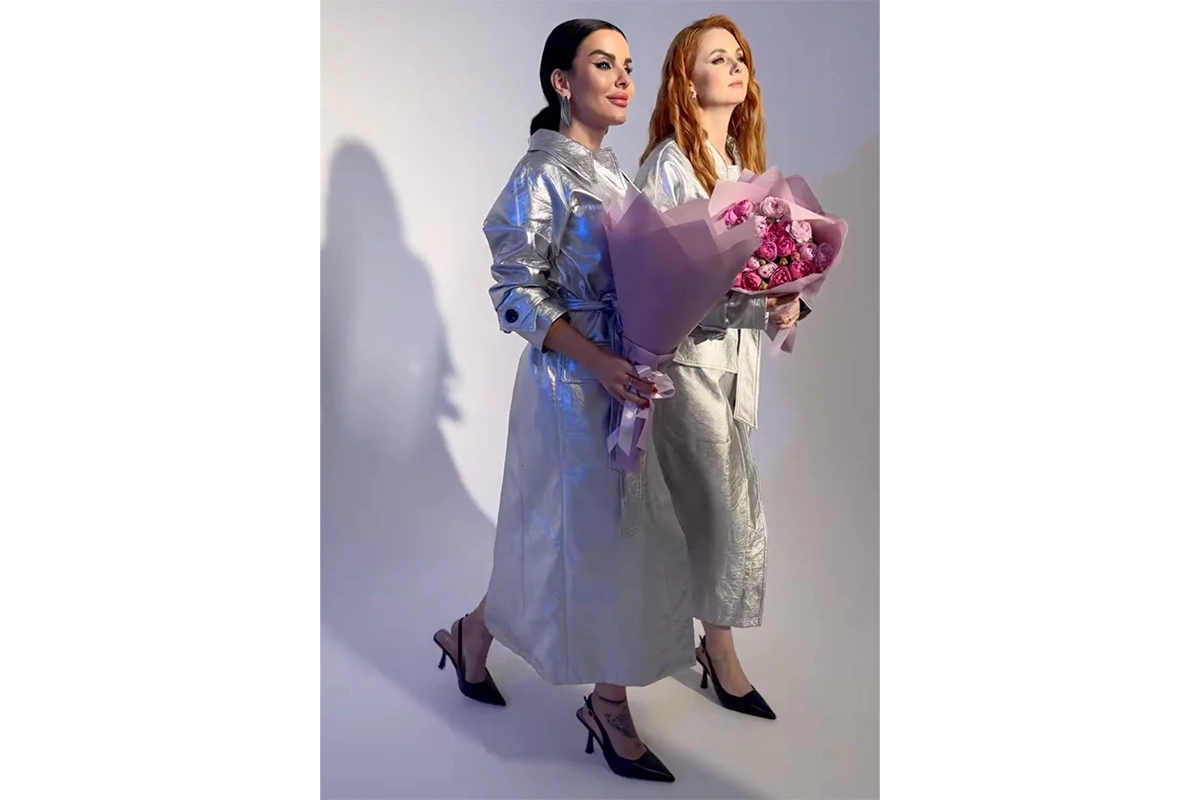 Солистки группы t.A.T.u. (Тату) Лена Катина и Юлия Волкова