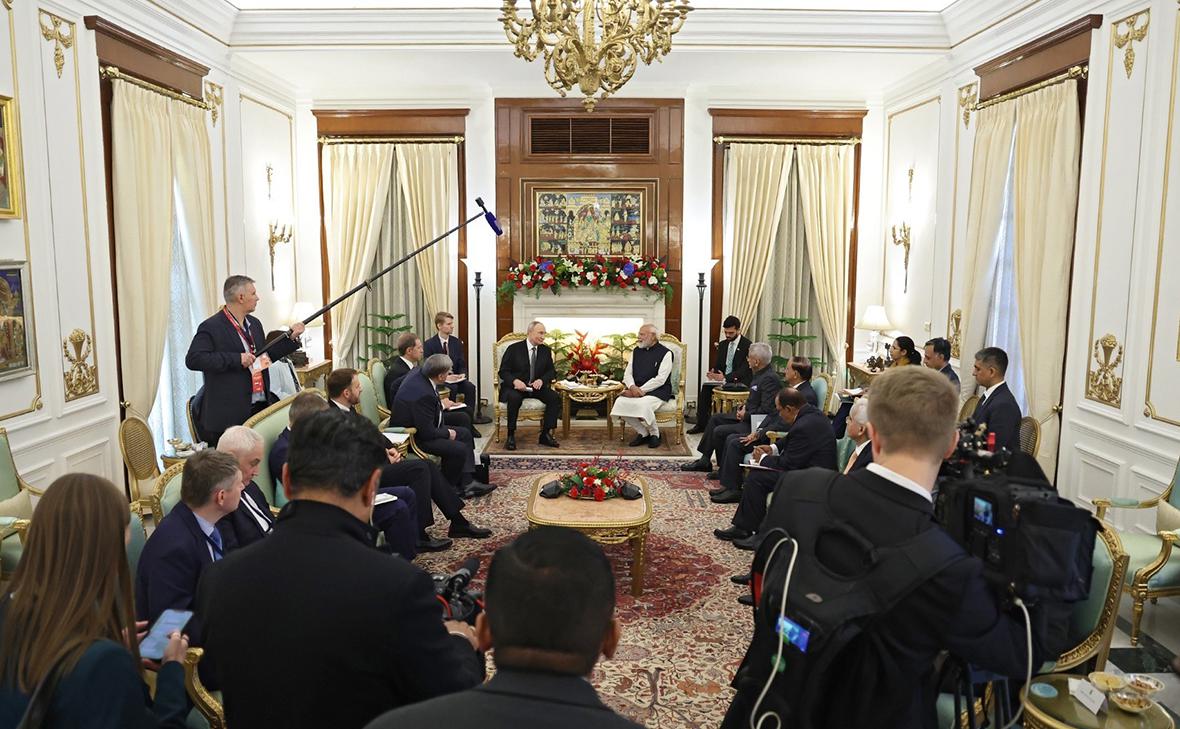 Владимир Путин и&nbsp;Нарендра Моди