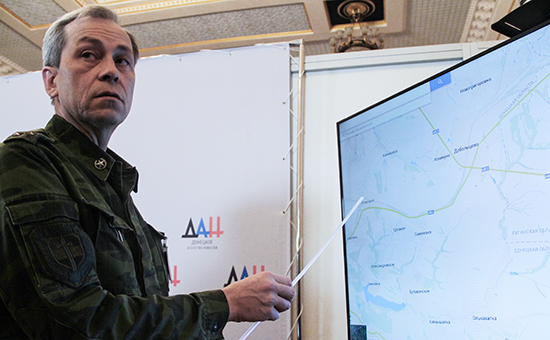 Заместитель командующего ополчением Донецкой народной республики Эдуард Басурин