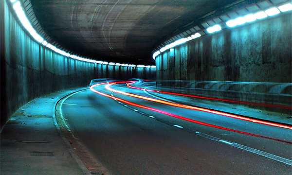 В тоннелях установят адаптивное освещение