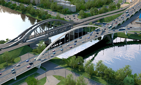 Через Москву-реку построят новый автомобильный мост