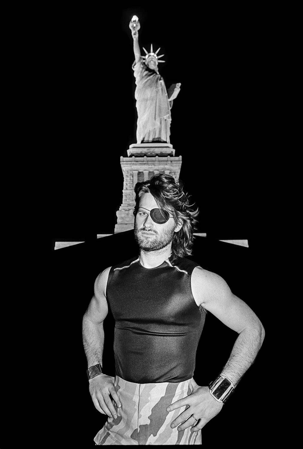 Курт Рассел на съемочной площадке фильма &laquo;Побег из Нью-Йорка&raquo;, октябрь 1980