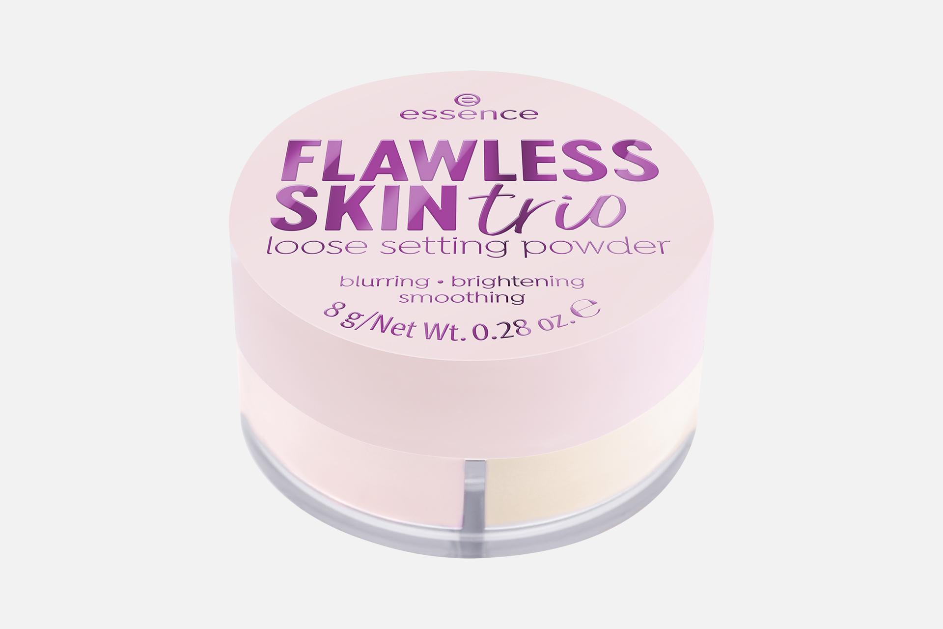 Рассыпчатая пудра Flawless skin trio loose setting powder, Essence, 439  руб. (Подружка)