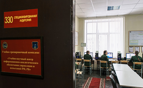 Учебная аудитория&nbsp;в Военно-космической академии имени А.Ф. Можайского в Санкт-Петербурге



