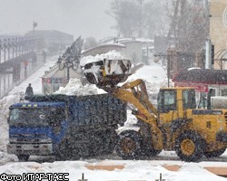 На  Москву вновь обрушился снегопад
