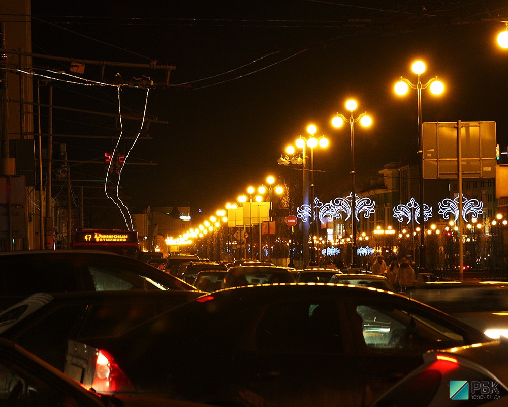 Открытие главной городской елки в парке Миллениум в Казани.