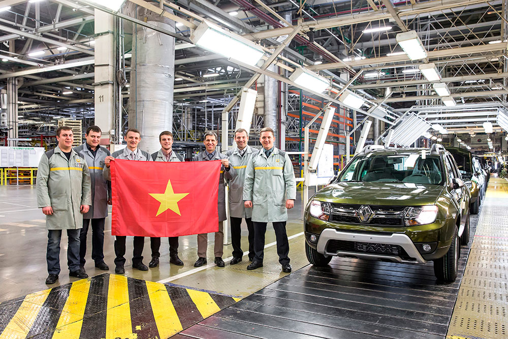 Renault начал поставки автомобилей российской сборки во Вьетнам