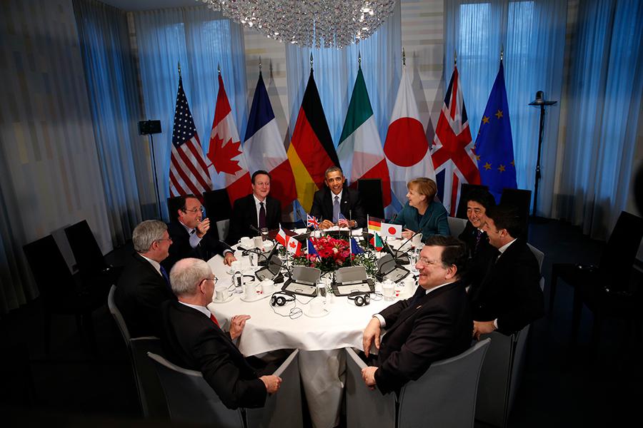 Саммит G7, 2014 год.