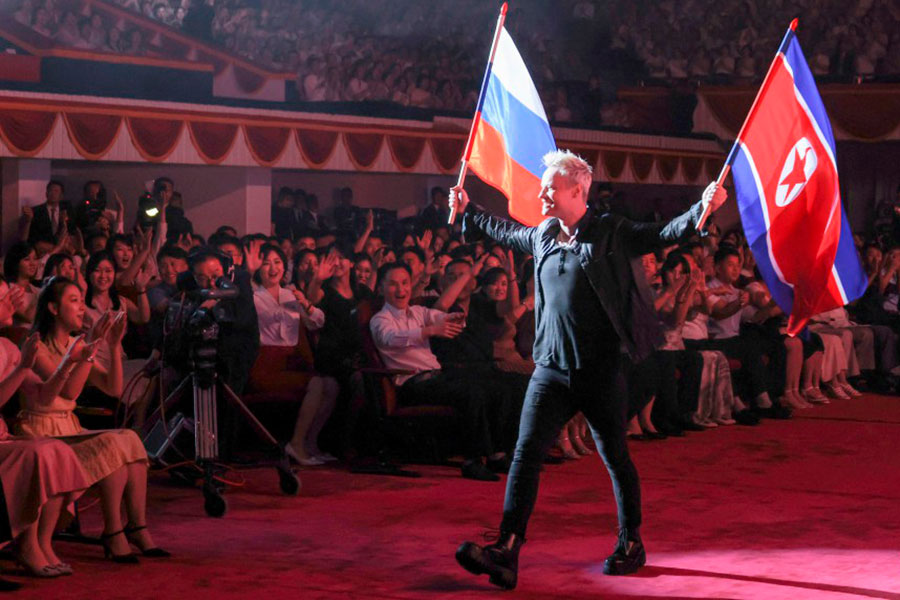 Shaman (Ярослав Дронов) принял участие в концерте, посвященном 80-летию освобождения Кореи, 15 августа 2025 года