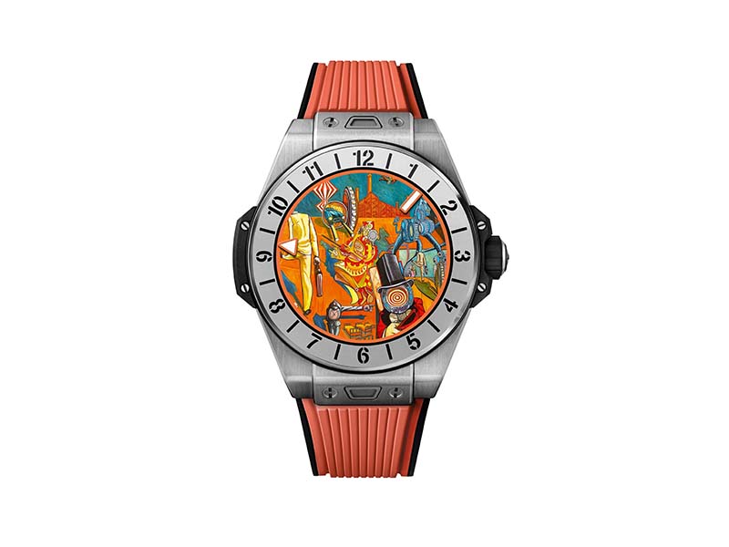 Часы Big Bang e с циферблатом Hublot Loves Art Dials по дизайну Марка Ферреро