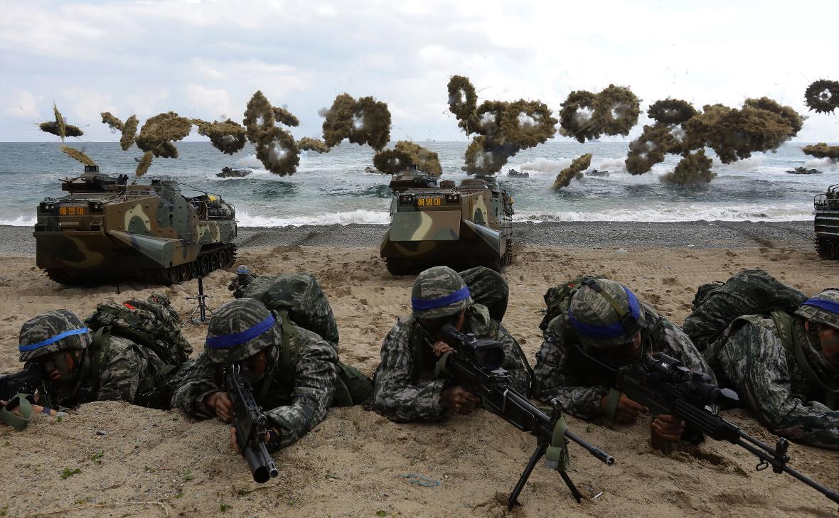 Южная Корея и США начнут новые военные учения на следующей неделе