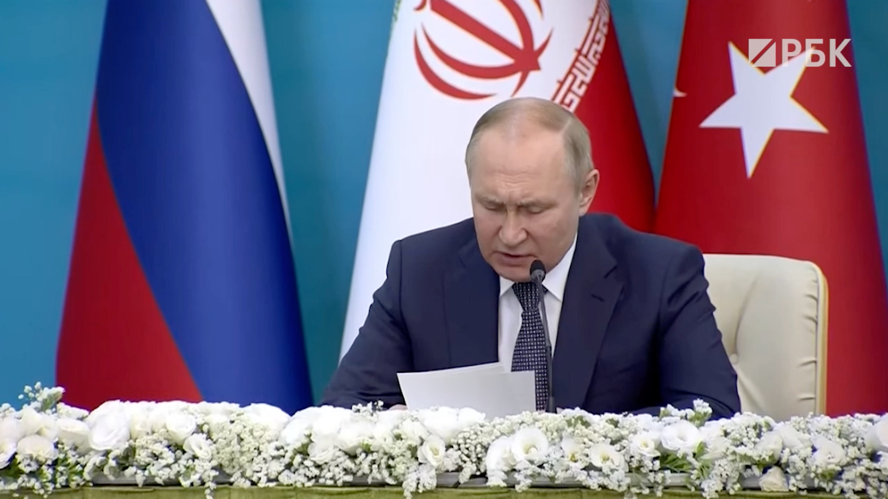 Путин обсудил с Эрдоганом поставки зерна из России и c Украины
