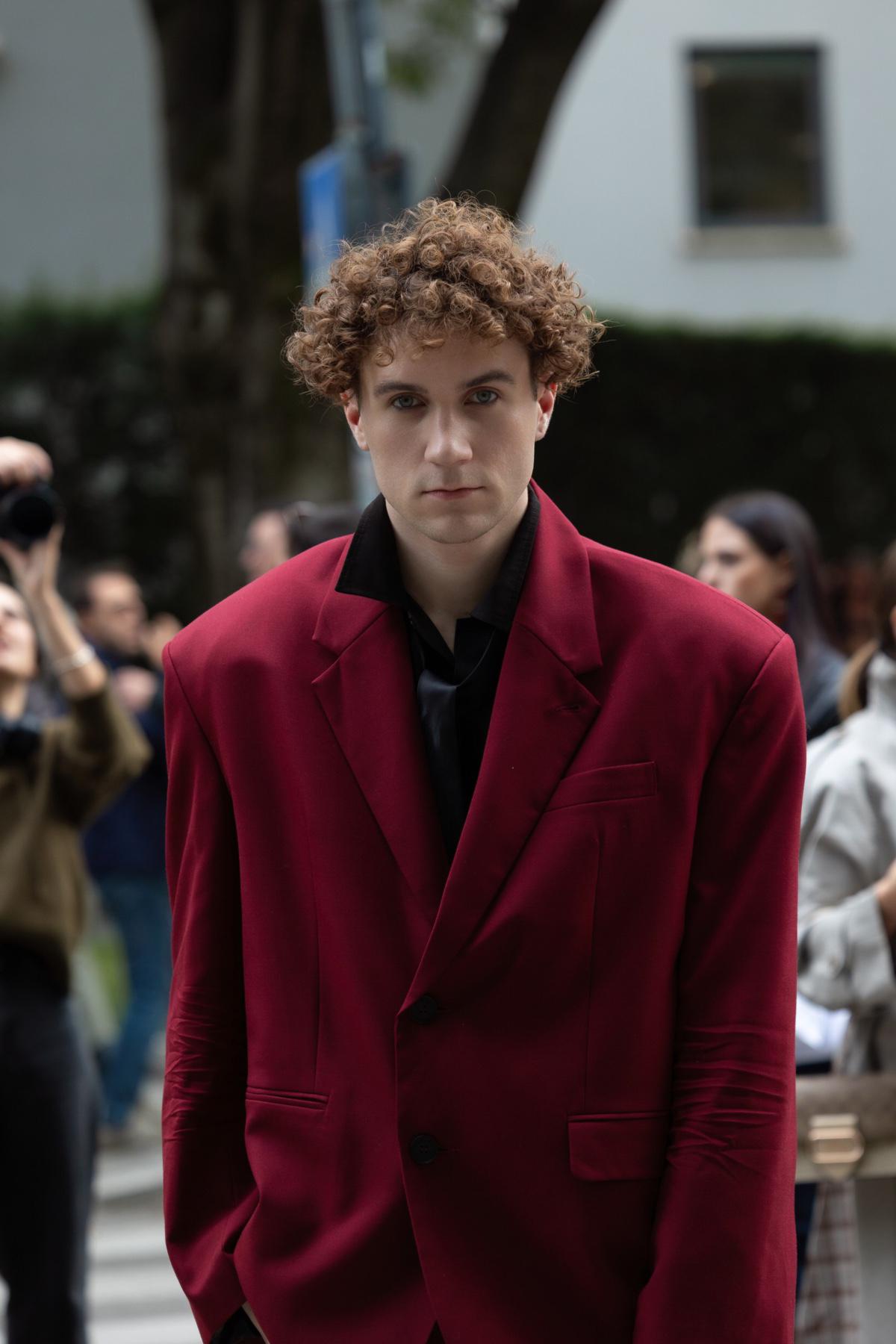 Андрей Савочкин на Неделе моды в Милане