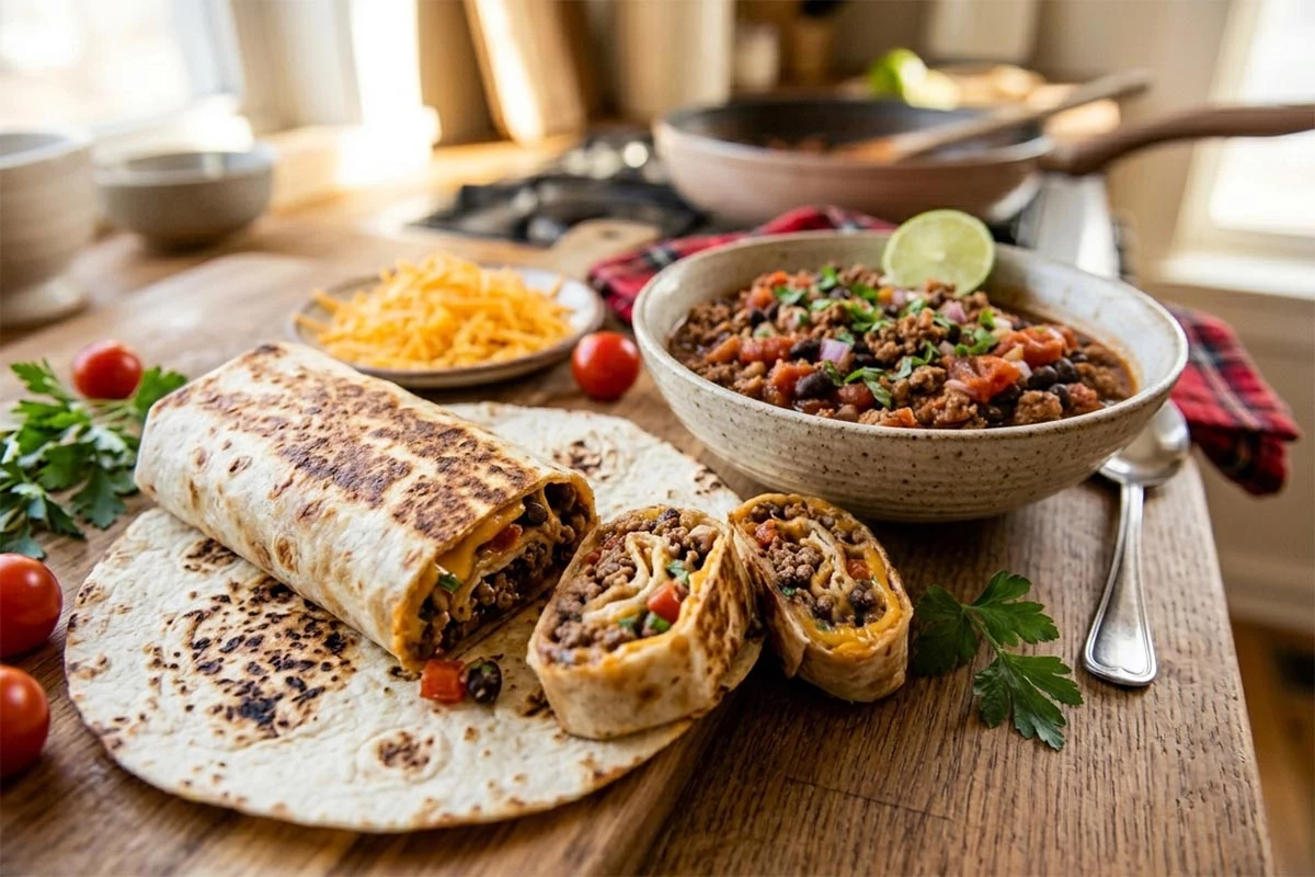Лаваш с мясом