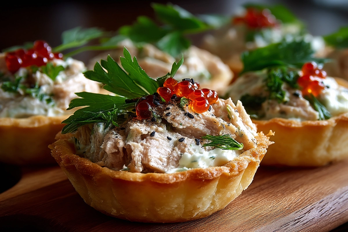 Тарталетки с тунцом