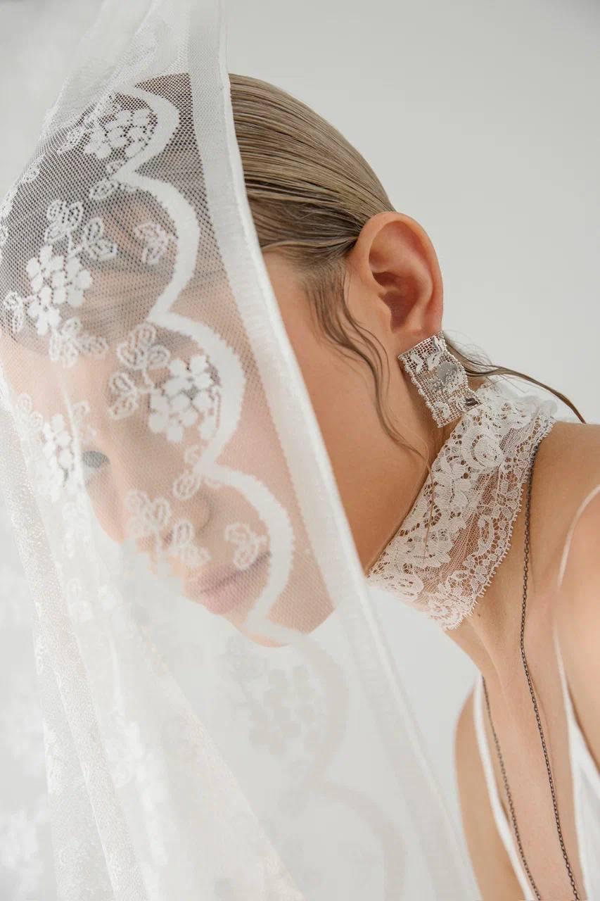 Серебряные украшения из коллекции «Кружево», Sbleskom