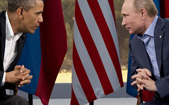Президент США Барак Обама и президент России Владимир Путин. Архивное фото