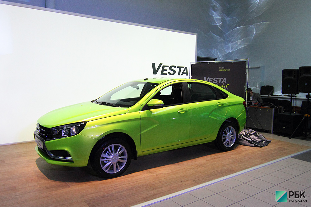 Начало продаж Lada Vesta в Казани