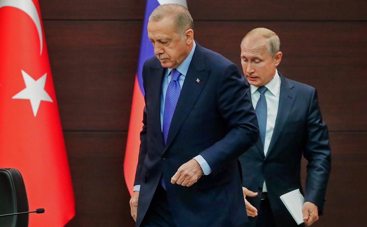 Эрдоган предложил Путину одностороннее прекращение боевых действий