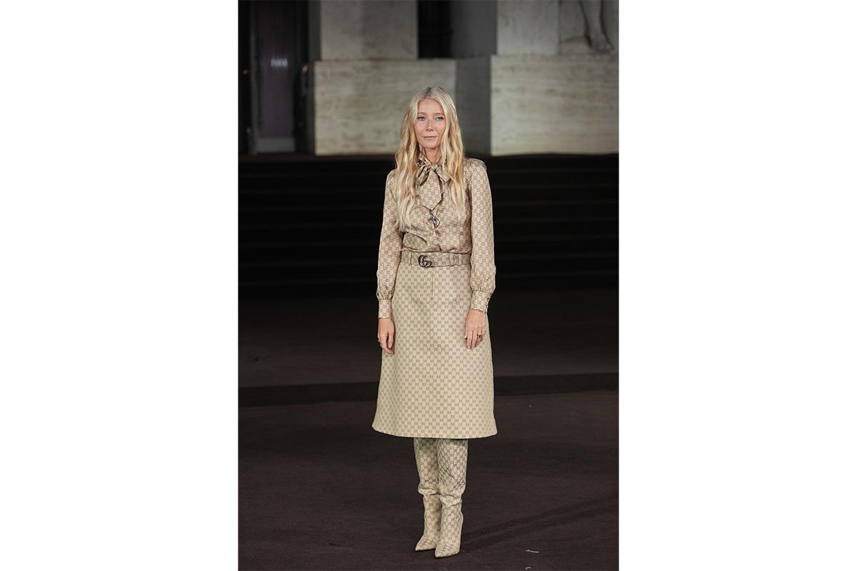 Гвинет Пэлтроу на модном показе Gucci в рамках Недели моды в Милане, 23 сентября 2025