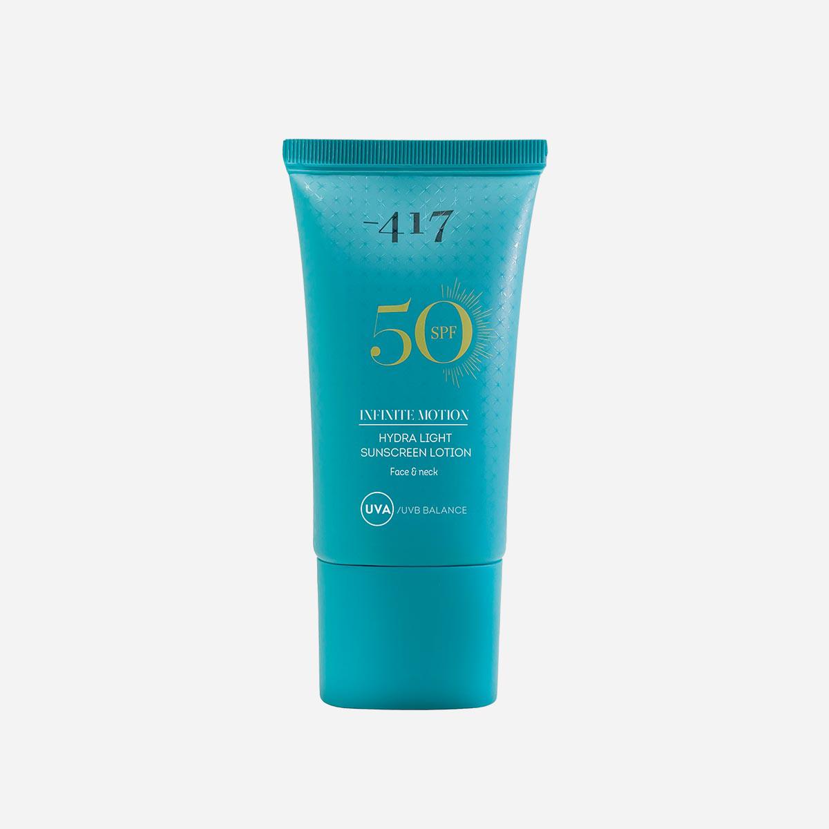 Интенсивный увлажняющий солнцезащитный лосьон для лица и шеи SPF50 50, Minus 417, 3877 руб. (Ozon)