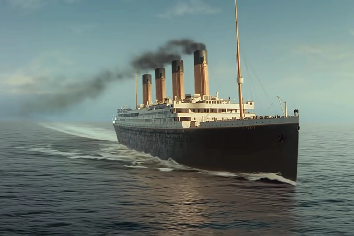 Кадр из фильма «Титаник», режиссер Джеймс Кэмерон, 1997 год