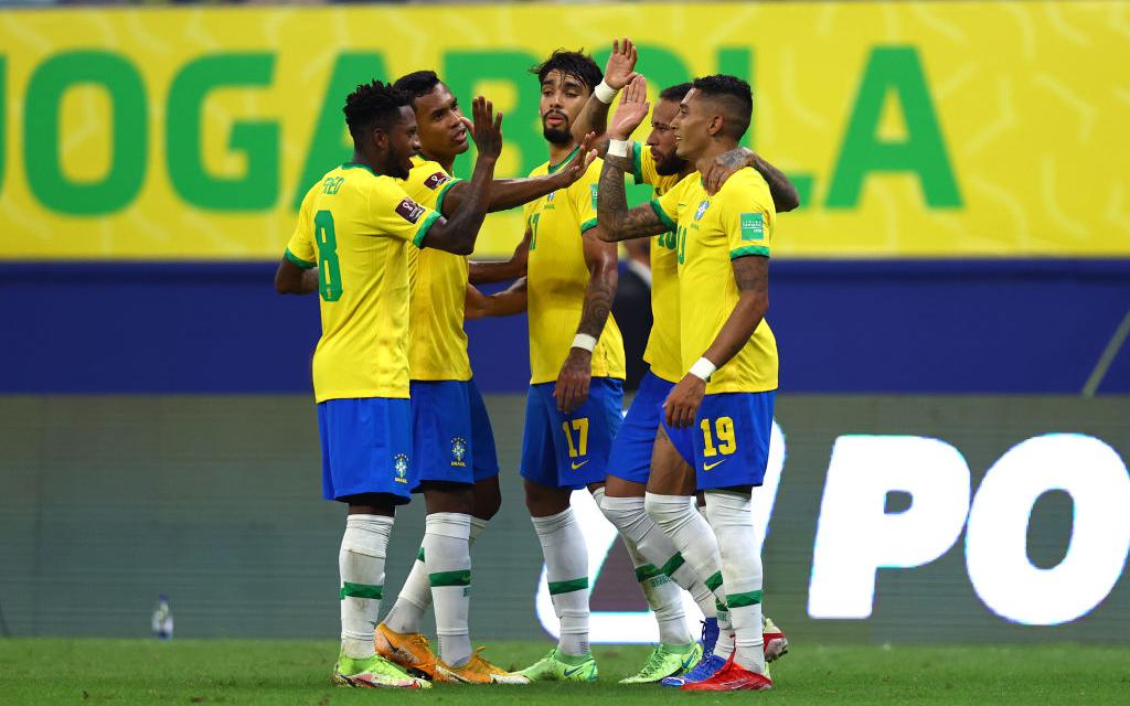Игроки сборной Бразилии