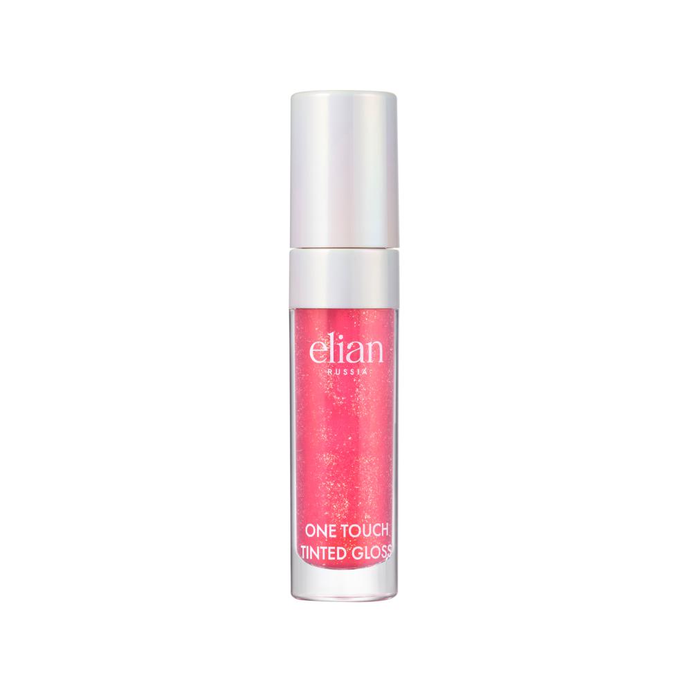 Блеск-тинт для губ One Touch Tinted Gloss, «Белые ночи», оттенок 2 Pink Ice, Elian Russia, 553 руб. («Рив Гош»)