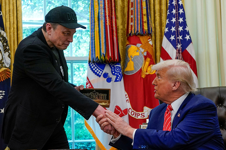 Илон Маск и Дональд Трамп