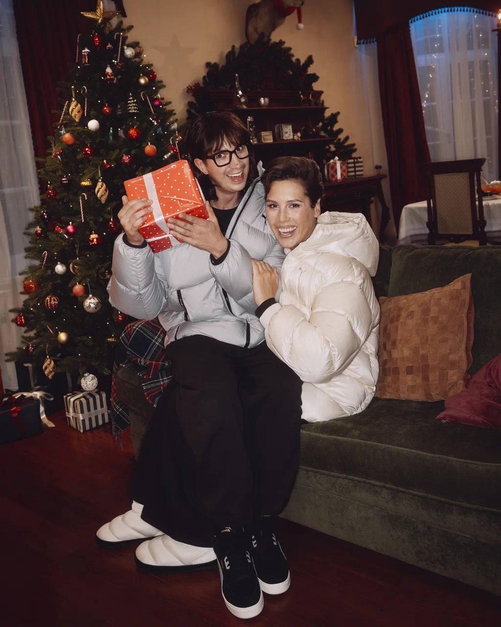 Илья Куруч и&nbsp;Ирина Горбачева&nbsp;в куртках Puma