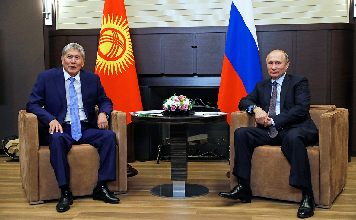 Алмазбек Атамбаев и Владимир Путин