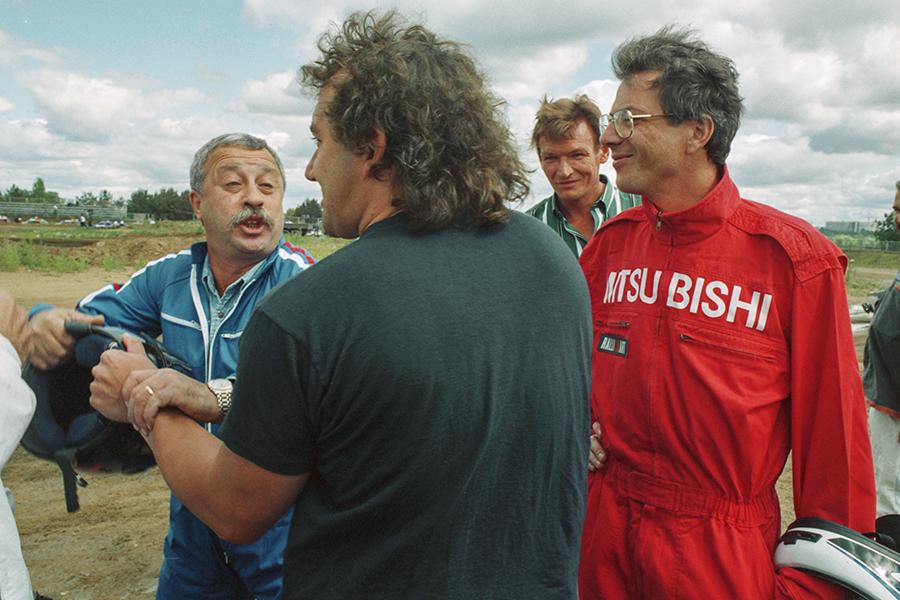 Леонид Якубович, Николай Фоменко и Алексей Лысенков, 1995 год