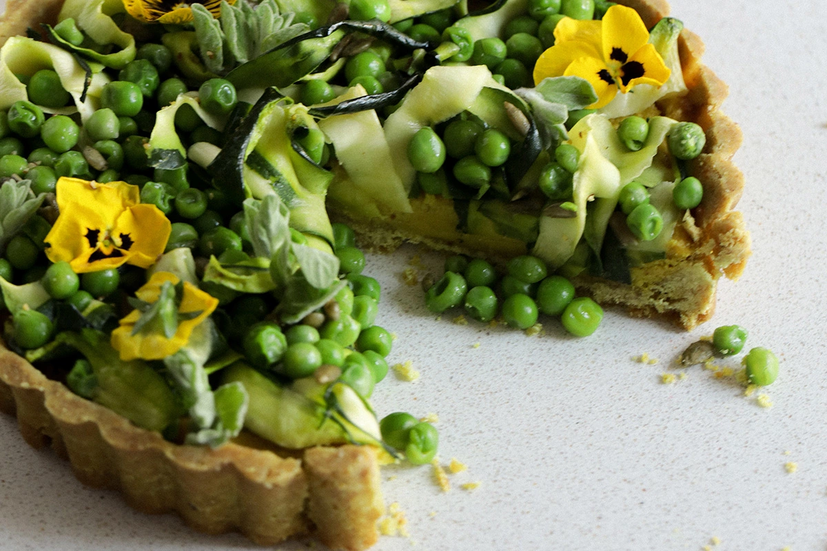 Цукини-тарт (без глютена и лактозы)