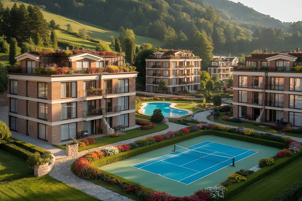 Фото: Иллюстрация сгенерирована ИИ на основе текста о том, на что обратить внимание при покупке элитного жилья на юге России