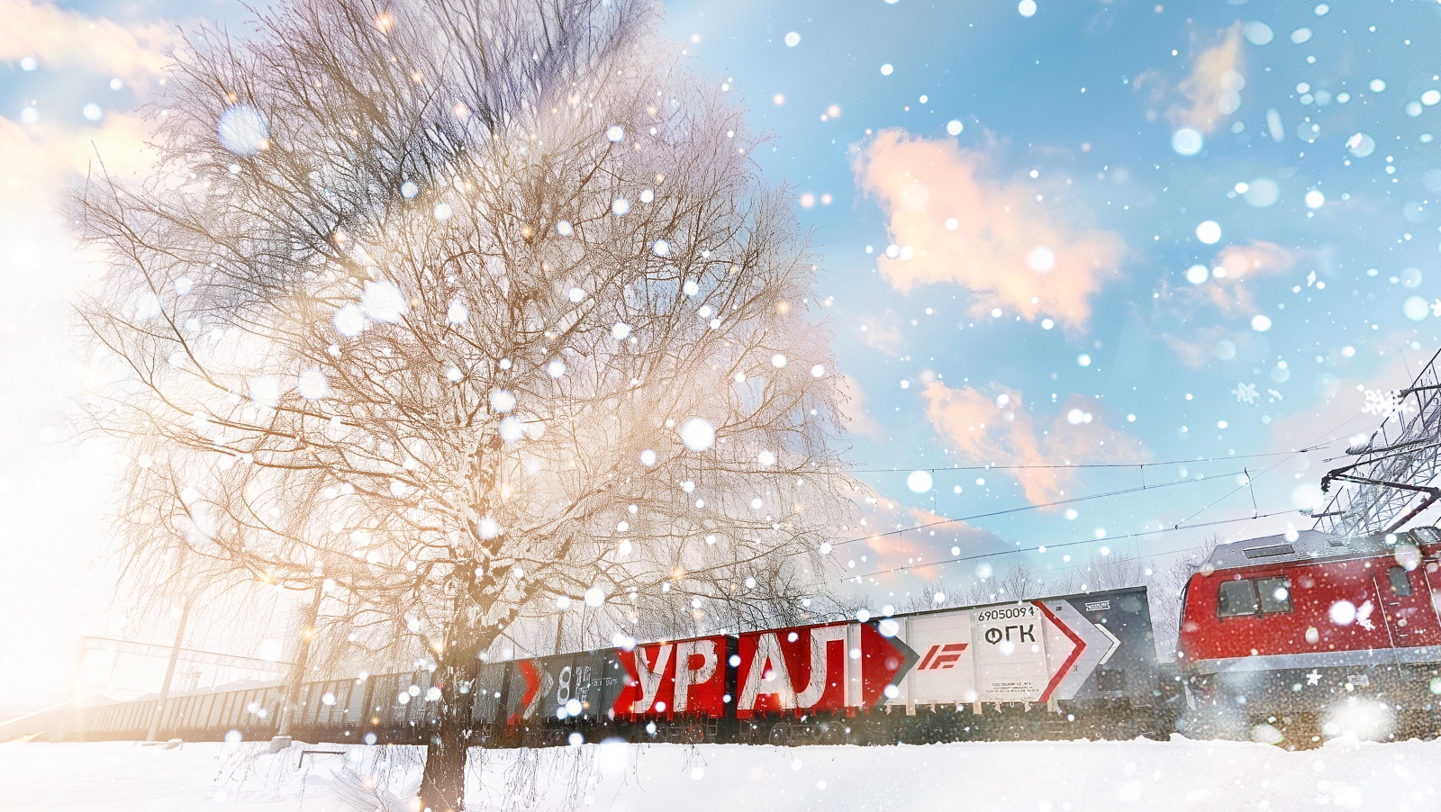 РЖД отправили первый поезд из восьмиосных полувагонов «Урал» в Приморье