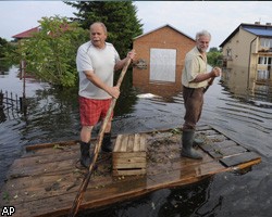 В Польше снизился уровень воды в реке Висла