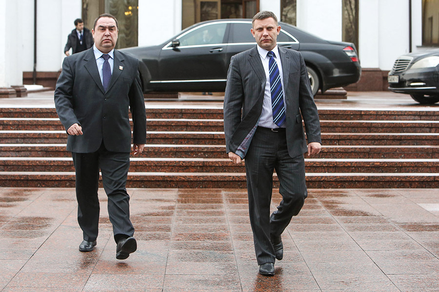 Игорь Плотницкий и Александр Захарченко (слева направо)&nbsp;&nbsp;