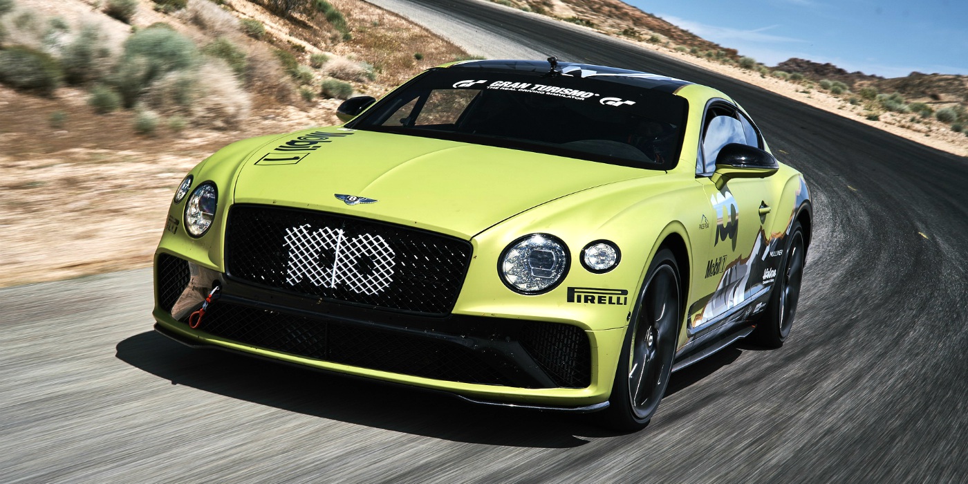 Bentley показал гоночный Continental GT для рекорда на горе Пайкс-Пик