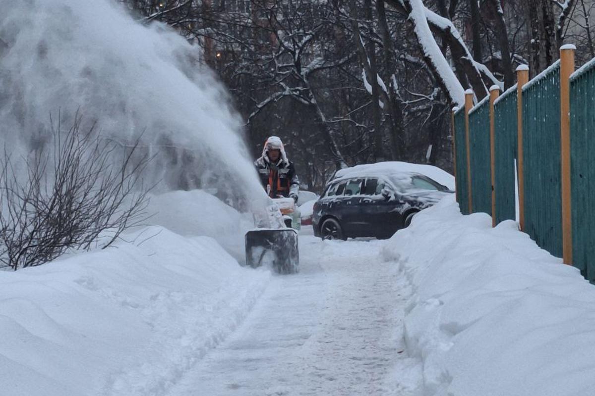 Cнегопад в Москве, 27 января 2026 года