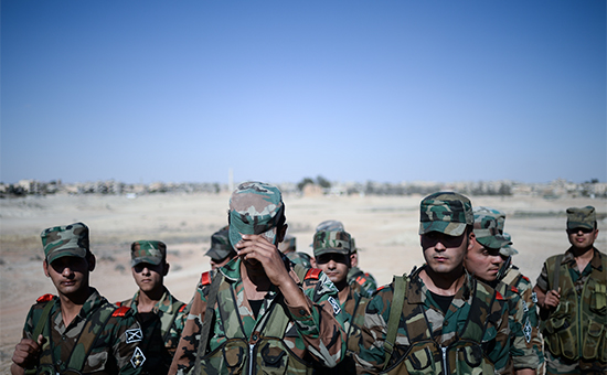 Военнослужащие сирийской армии


