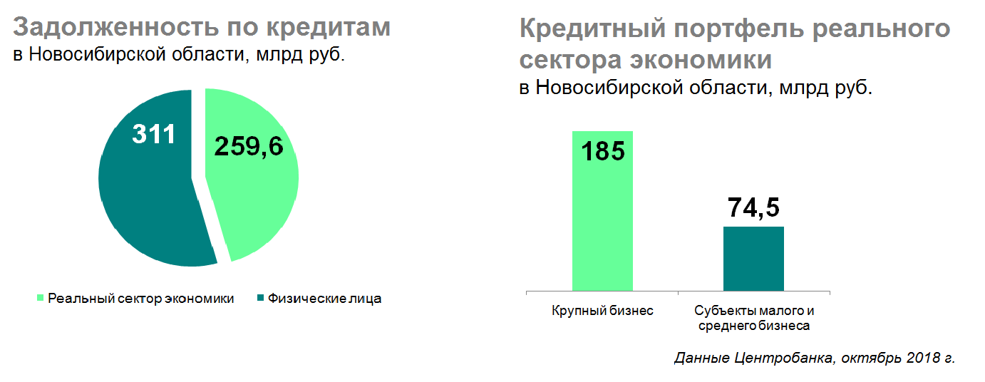 В Центробанке оценили закредитованность Новосибирской области