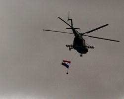 В Сирии военный вертолет разбился после столкновения с самолетом